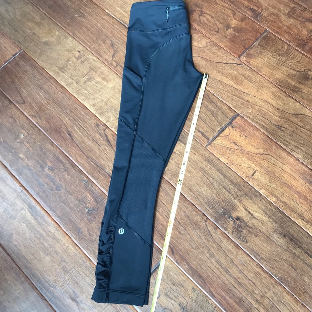 Lululemon Speed Crop 23” Black Full-On Luxtreme